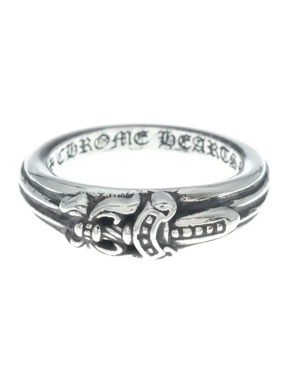 Chrome Hearts Baby Classic Dagger Ring Silver
